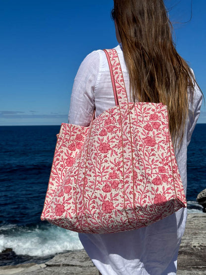House of Prints | Tote bag | Hand block print | Beach bag 