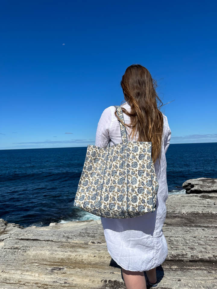 House of Prints | Tote bag | Hand block print | Perfect for work or play