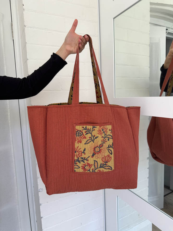 House of Prints | Tote bag | Hand block print | fashion | handmade