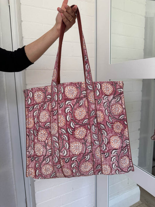 House of Prints | Tote bag | Hand block print | trendy | stylish 