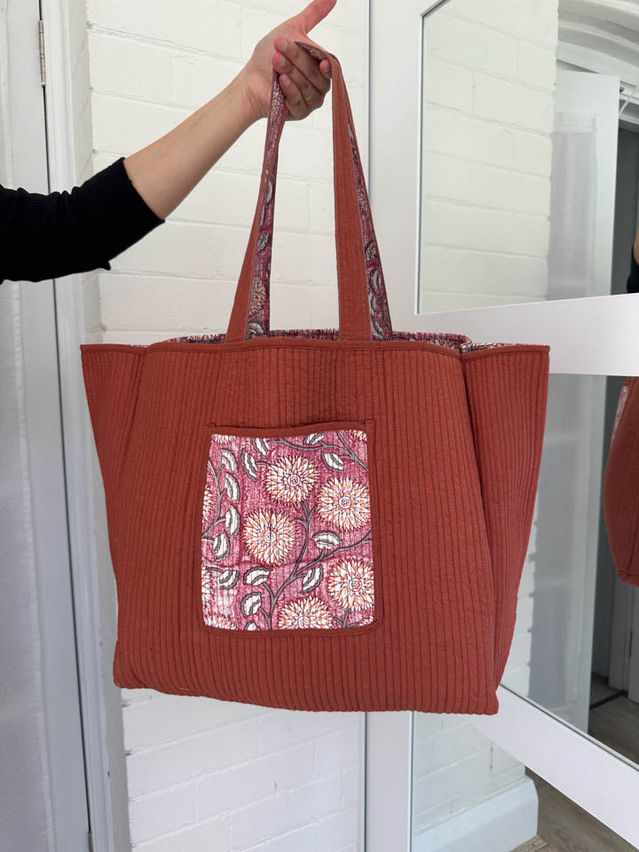 House of Prints | Tote bag | Hand block print | travel | beach 