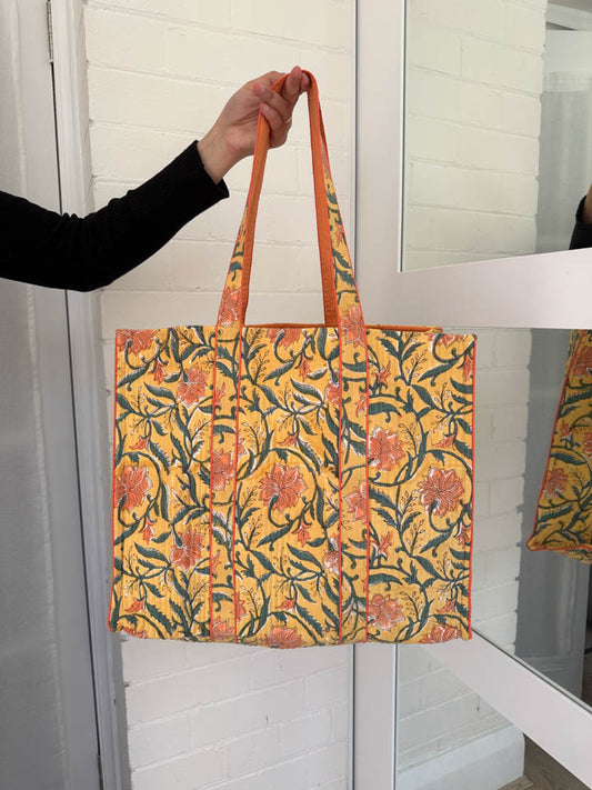 House of Prints | Tote bag | Hand block print | designer | summer