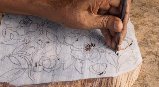 The Process of Block Printing