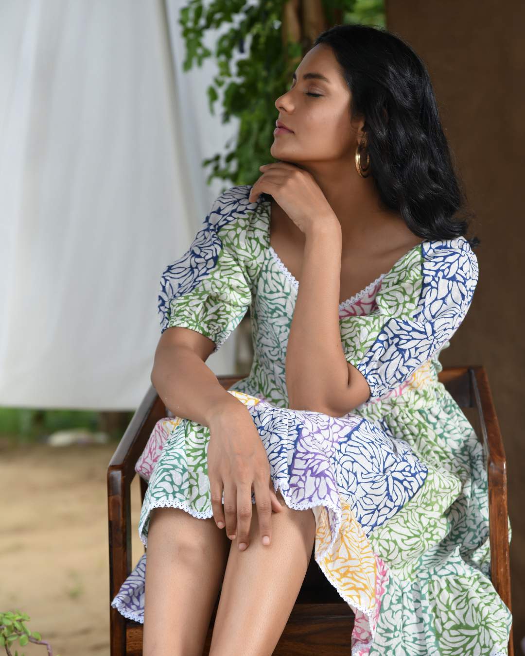 INES MULTI - COLOR SHORT DRESS