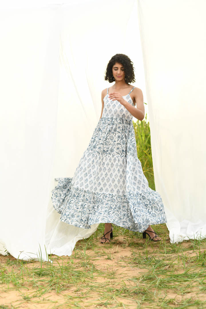 House of Prints | Dress | Hand block print | floral | handmade | cotton 