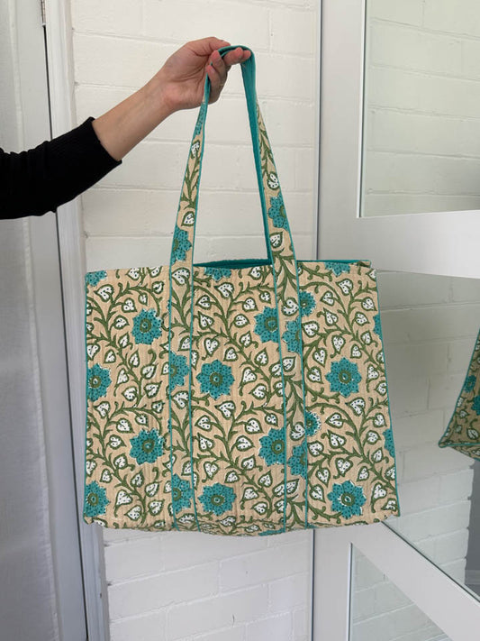 House of Prints | Tote bag | Hand block print | unique | designer 